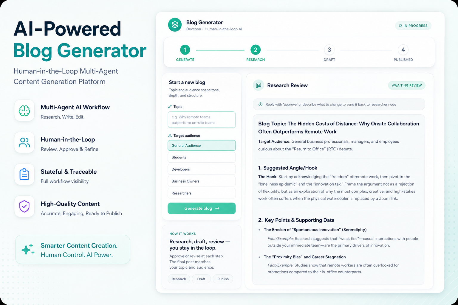 AI-Powered Blog Generator